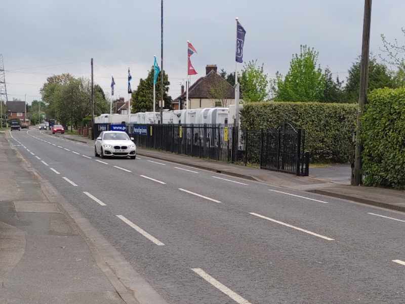 One of the very constrained sections along the Longlevens section of the Gloucester to Cheltenham cycle spine route within the Elmbridge Court to Estcourt roundabout via Oxstalls Lane junction section.