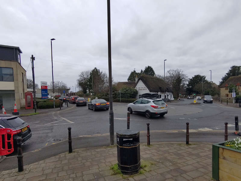 One of our key identified priorities for the Bishop's Cleeve LCWIP is the large roundabout outside the supermarket in Bishops Cleeve which is a major safety barrier for riders.